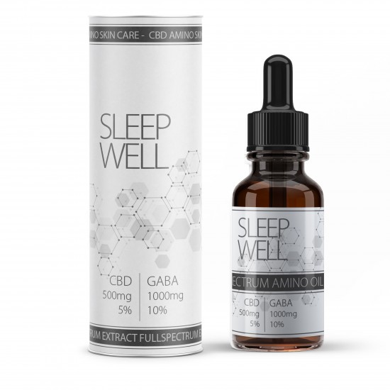 CBD Schlaf gut - mit der Aminosaure GABA CBD Schlaf gut - mit der Aminosaure GABA