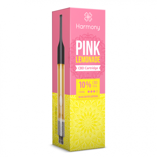 Harmony CBD Pen - Pink Lemonade Cartridge - 100 mg CBD, 1 ml